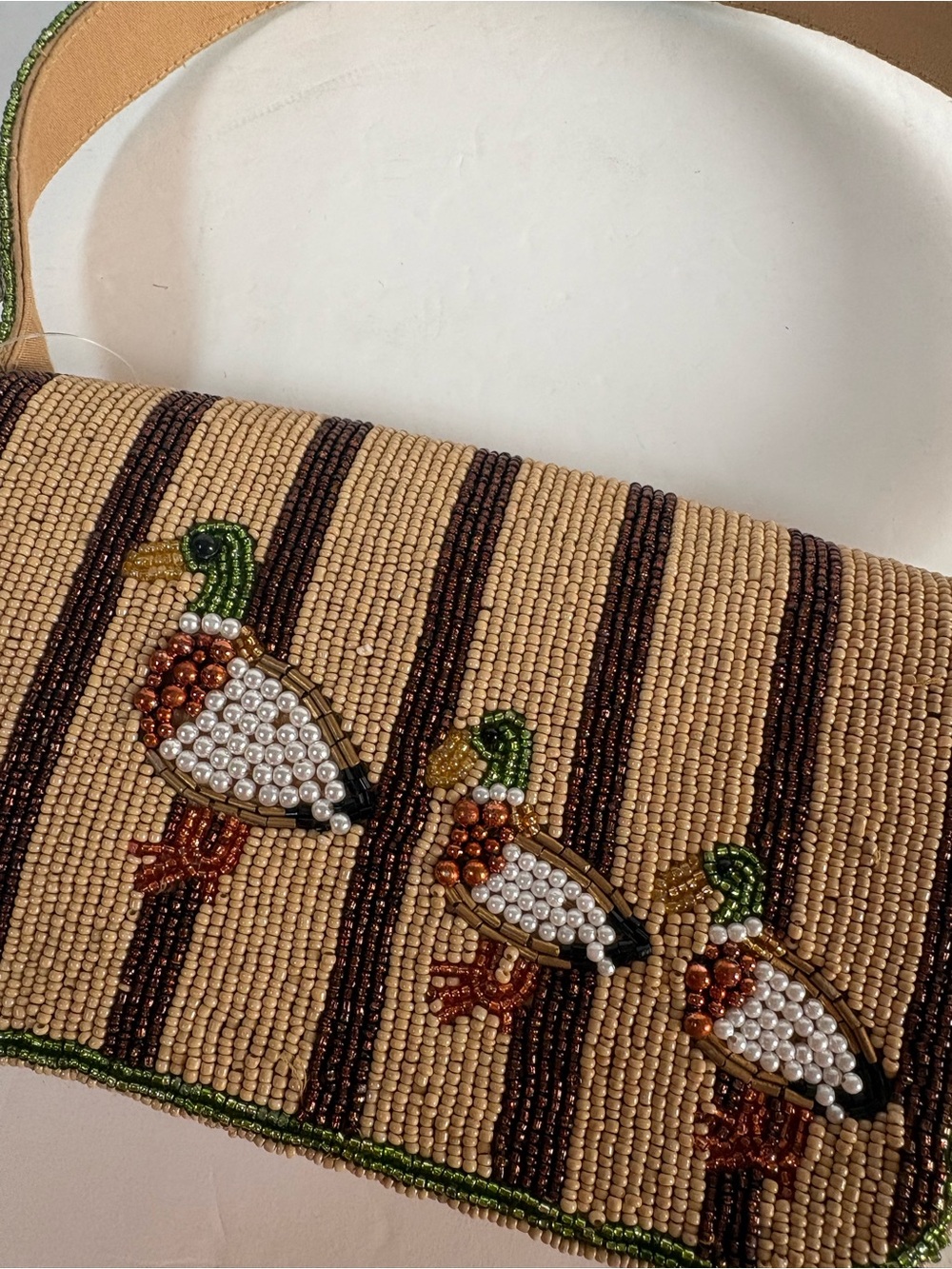 NWOT Anthropologie The Fiona Beaded Bag: Animal Edition - Picture 15 of 15